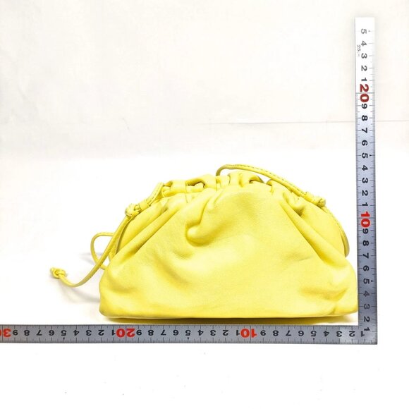 Bottega Veneta Shoulder Bag Lime Leather 689-080525 - Picture 2 of 9